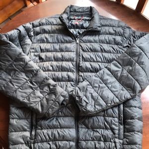 Hawke&con L grey puffy jacket